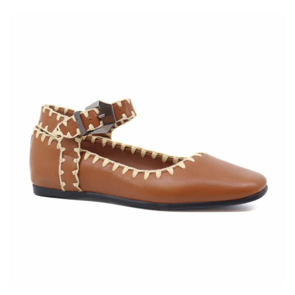 Free People Crochet Leather Mystic Maryjanes 8.5
